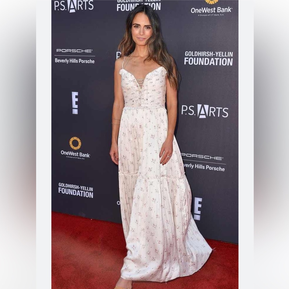 ulla johnson maxi dress in white